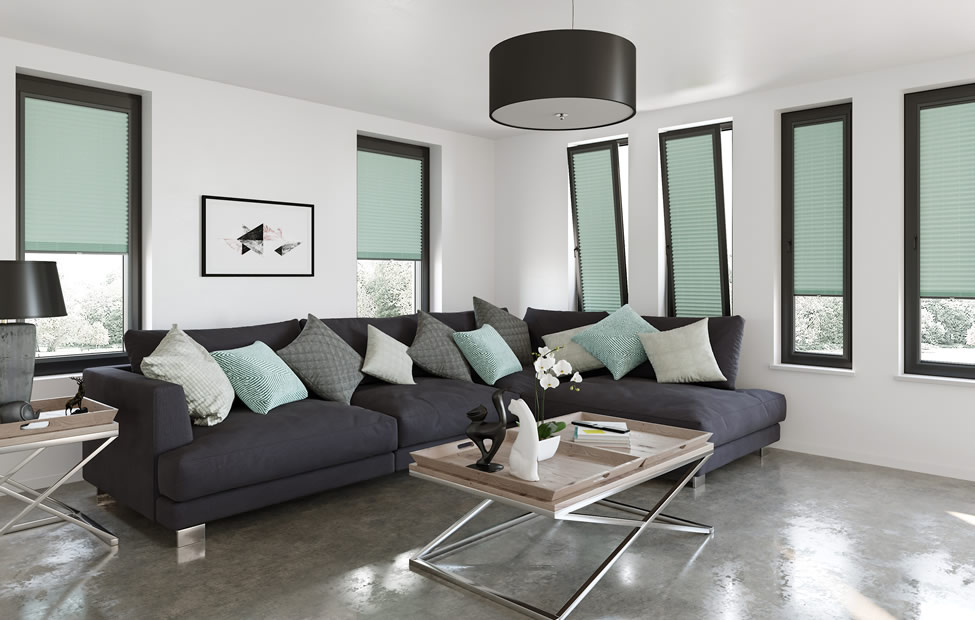 Perfect Fit pleated blinds