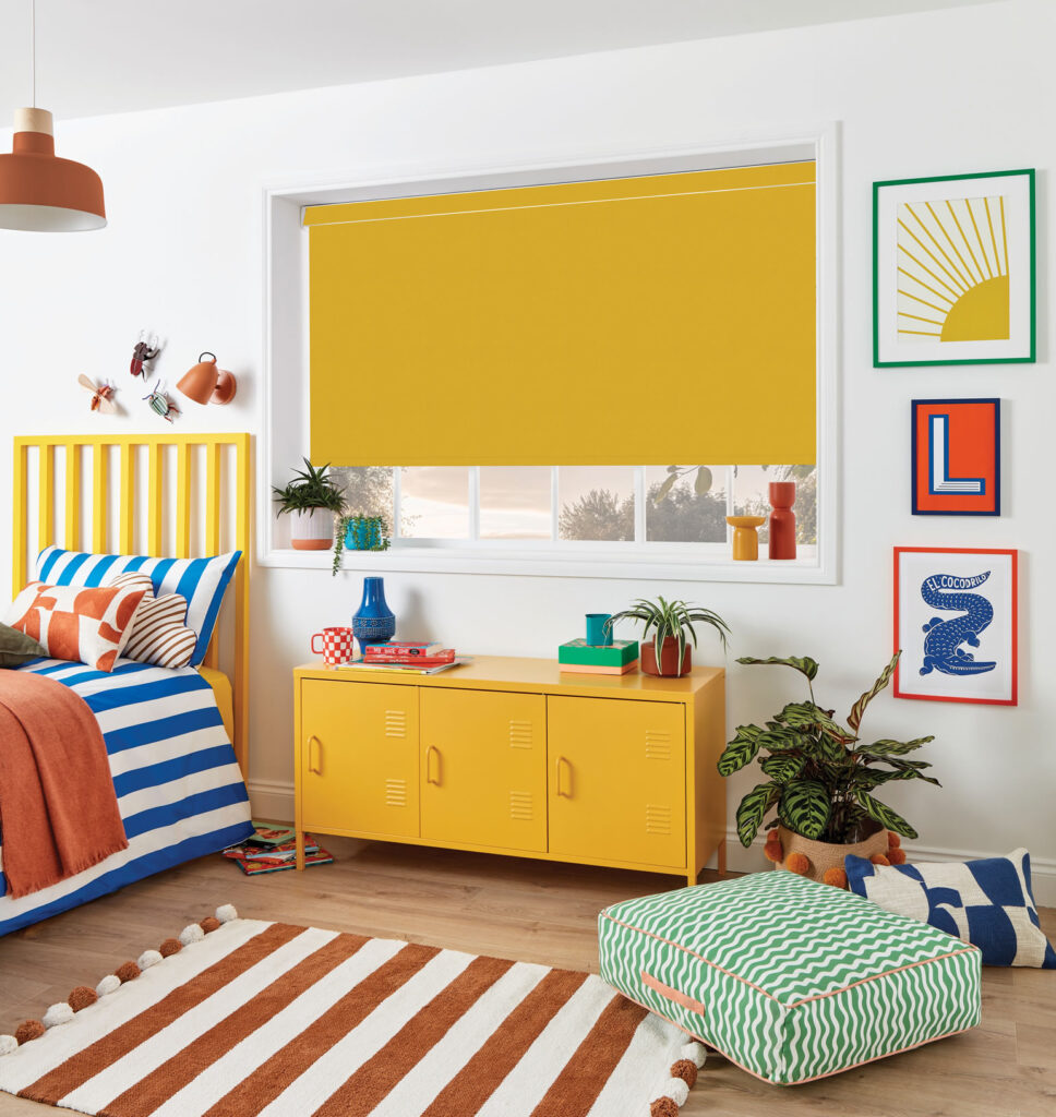 LL_Roller_Pop Blackout Saffron Bedroom_Kids_Web